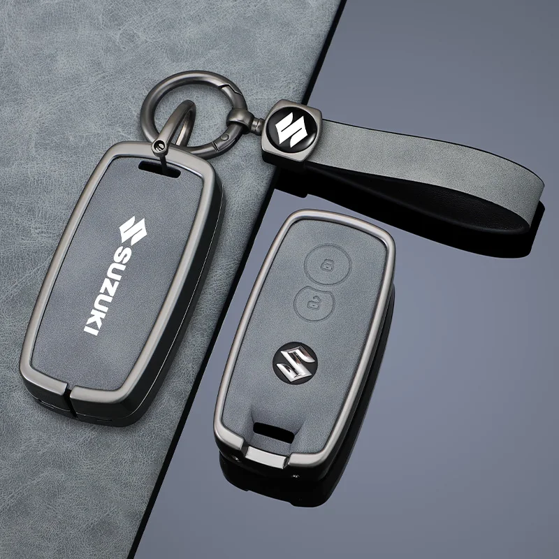 Car 2 Buttons Key Case Cover Protector Shell Keychain For Suzuki SX4 Swift 2007 2009 Grand Vitara Scorss XL-7 Remote Accessories