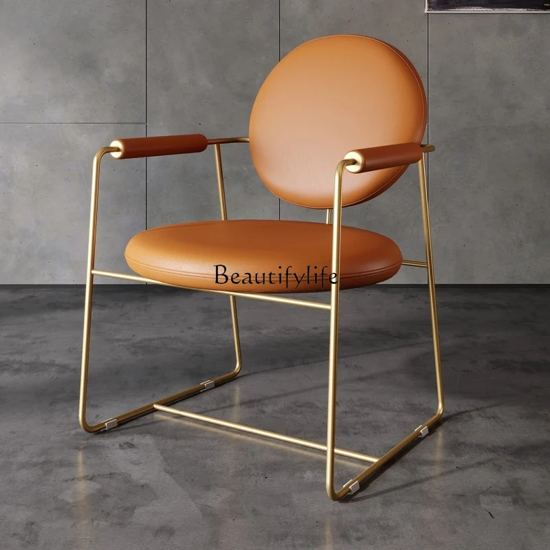 

leggero lusso moderno casa Internet celebrità sedia in pelle sedia da negoziazione di fascia alta nella sala campioni del bar