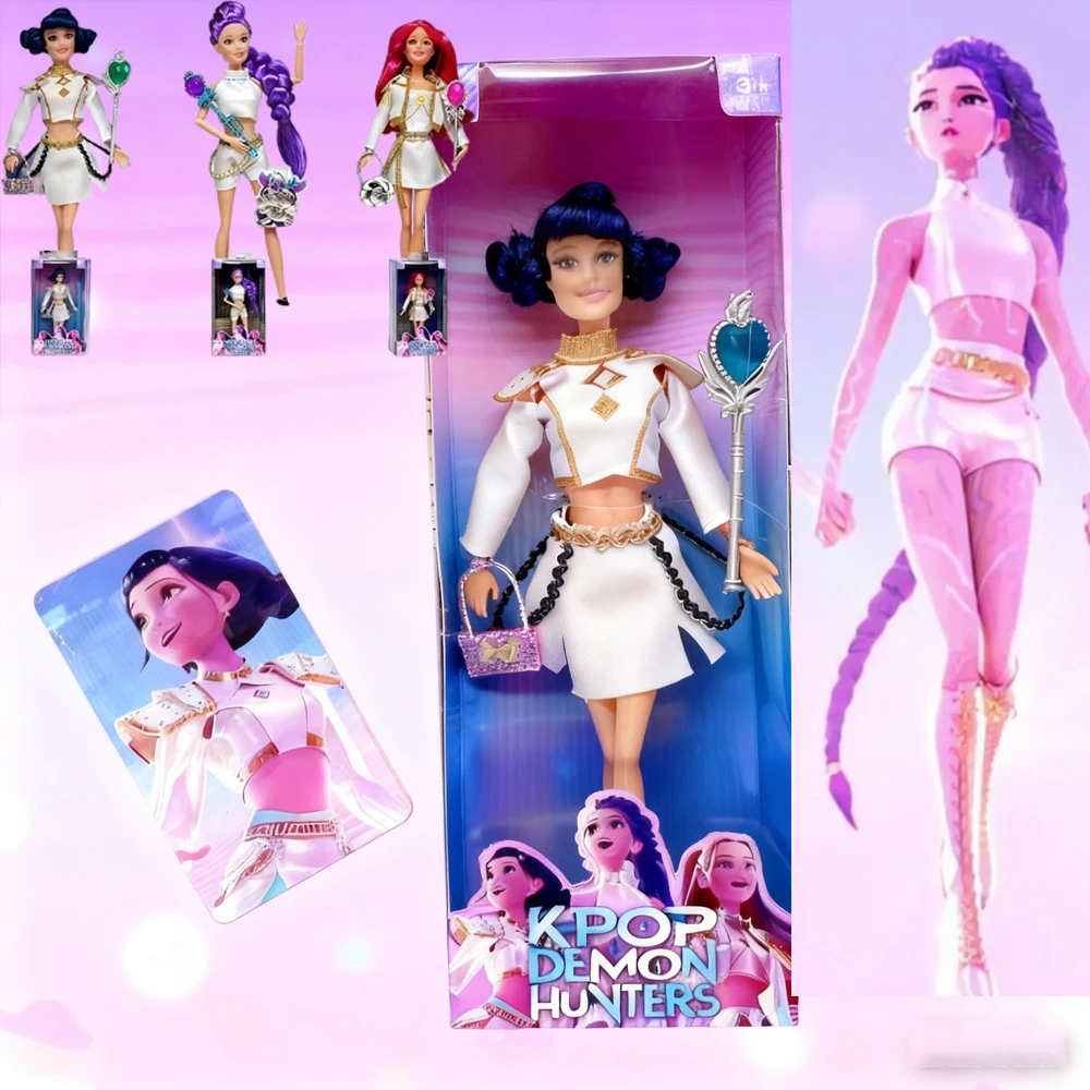 

Подвижная кукла Dreamy Kpop Demon Hunter (Rumi/Mira/Zoey) — загадочная тема и красочные огни | Рождественский подарок для фанатов Kpop