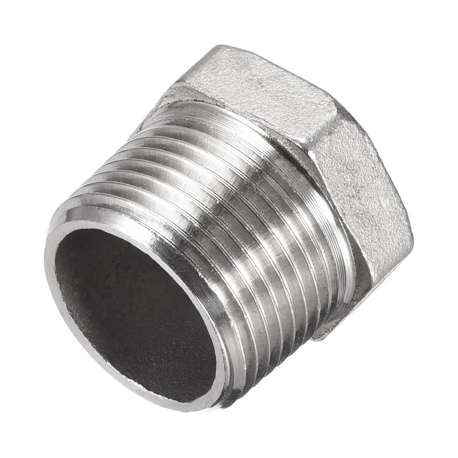 

Uxcell Hex Reducing Bushing, 3/4 PT Male to 1/4 PT Female 304 Stainless Steel Pipe Fitting Reducer Adapter