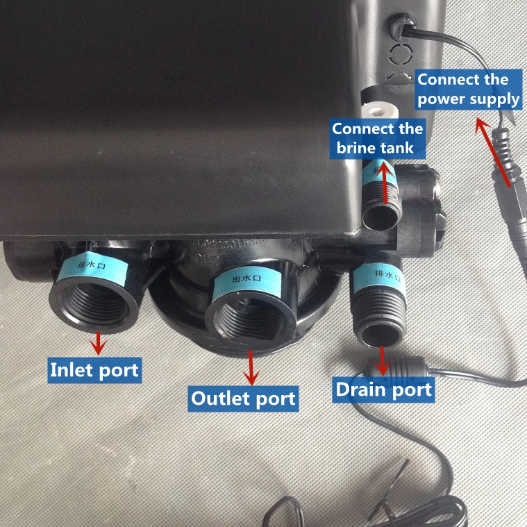 Runxin Automatic Multiport Softener Valve 2m3/h F56P Flow Control Valve for Water Softener