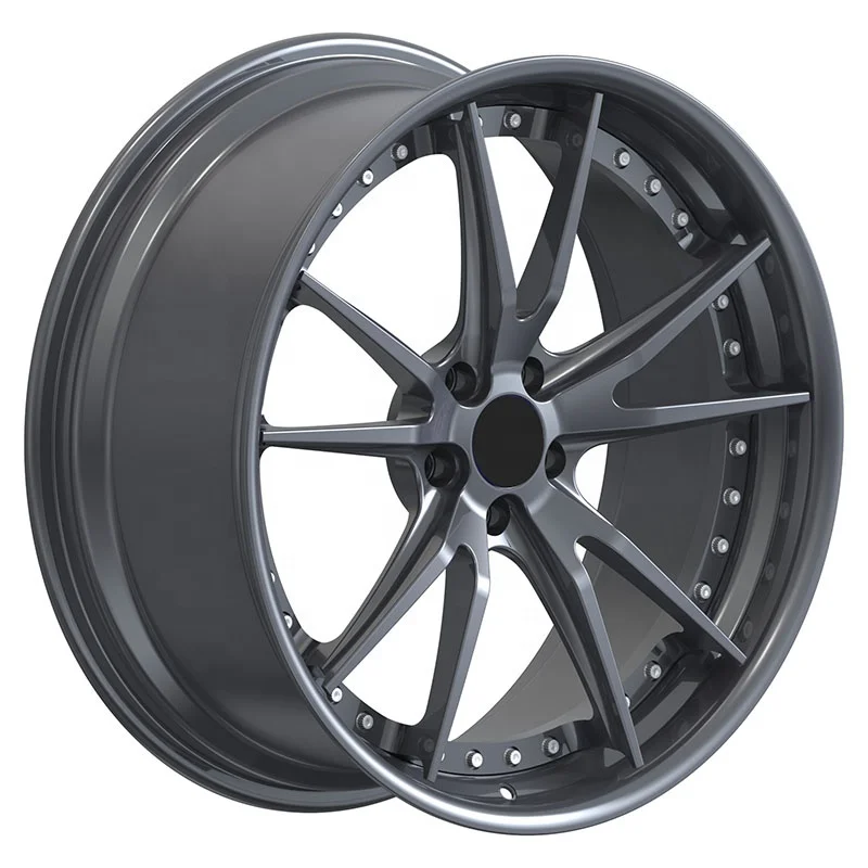 Forged Rim 6061-T6 Aluminum Alloy 5 Hole Custom Size Forged Car Wheels