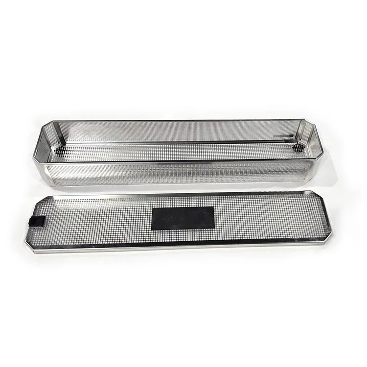 Коробка для стерилизации нефроскопа Uretero с квадратной крышкой, стерилизация из нержавеющей стали, устойчивость к высоким температурам