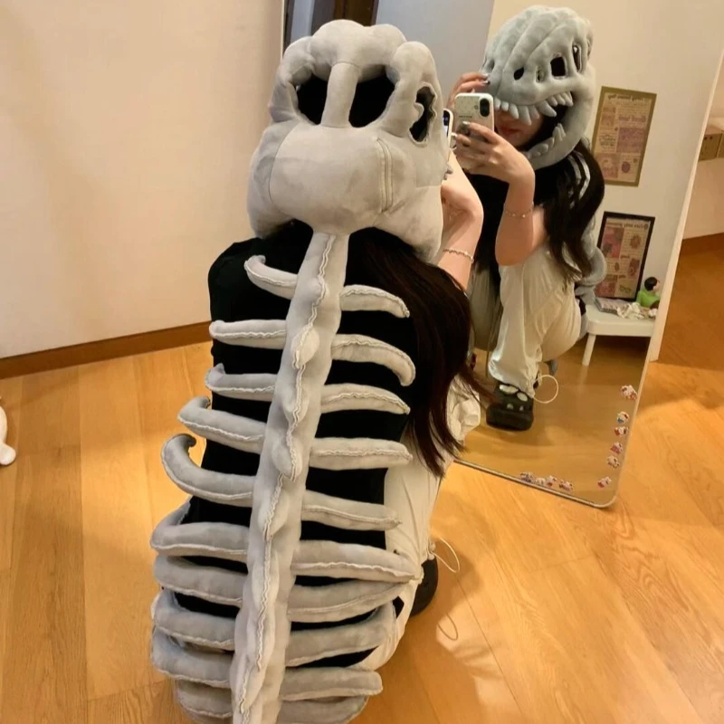 

The same dinosaur skeleton hood exoskeleton doll hat Halloween dress