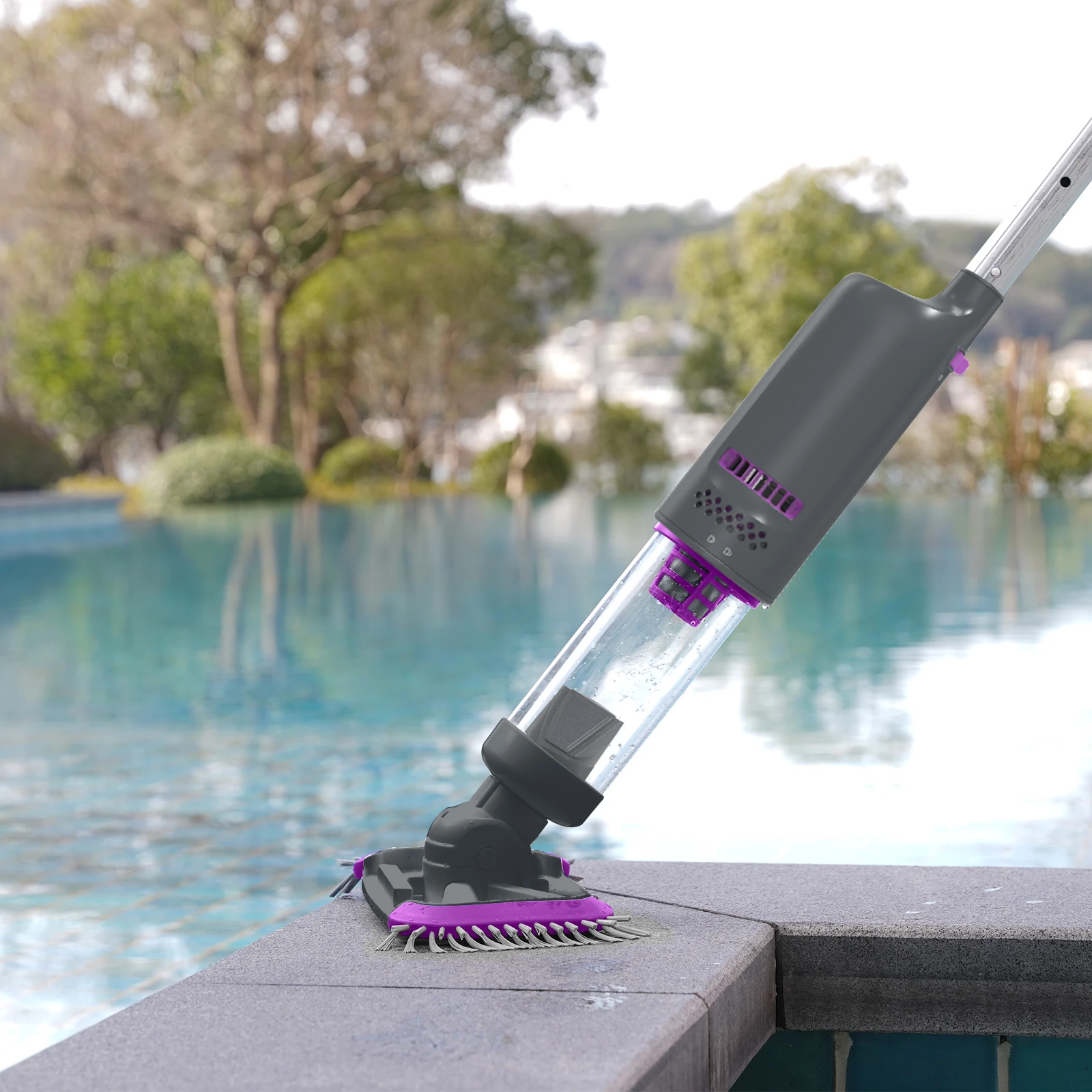 

BN80 Pro manual electric underwater small handheld swimming pool vacuum battery powered and spa vacuum cleaner wall brush head