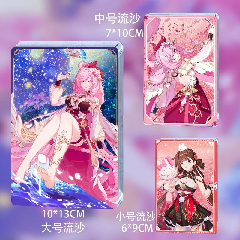 Honkai Impact 3 Elysia Li Sushang Anime Quicksand Mahjong Standing Board Cospaly Cartoon  Drift Sand  Sign Gift