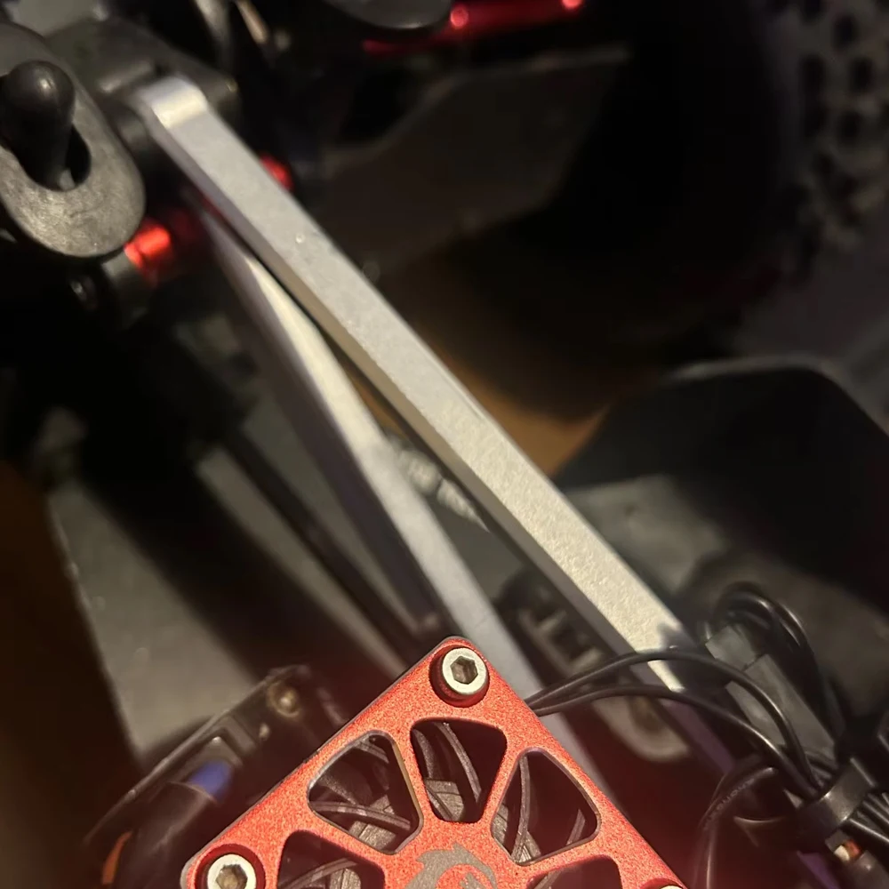 GPM Metal Alloy Front Rear Chassis Brace ARA-1525 ARA320555 AR320446 for ARRMA 1/8 Notorious V6 Outcast Typhon V5 6S BLX RC Car