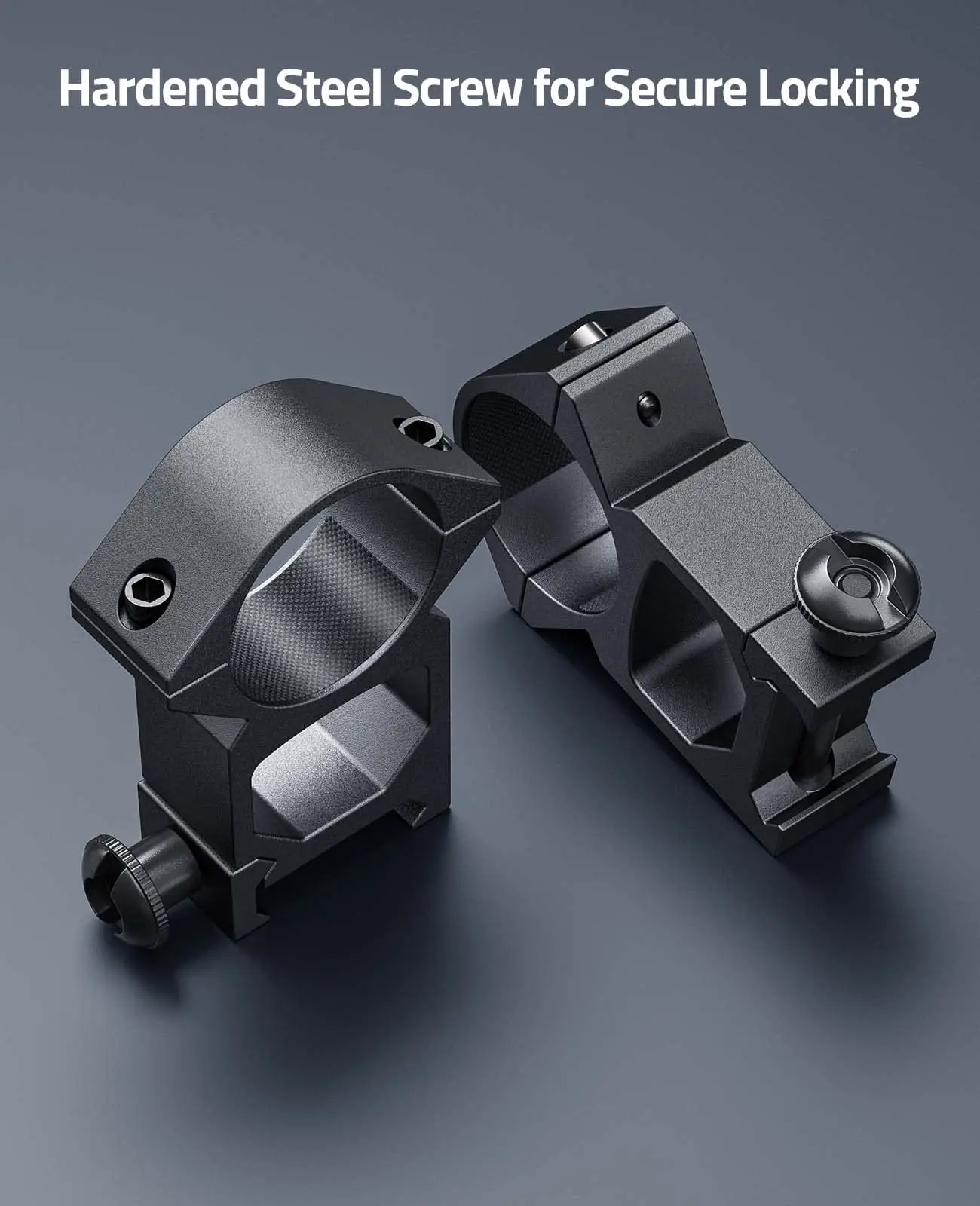 

CVLIFE 1 inch Rifle Scope Rings Optics Riflescope Mount High Profile 1.5 inch Heigth for 20mm Picatinny Rails and More 2 Pieces