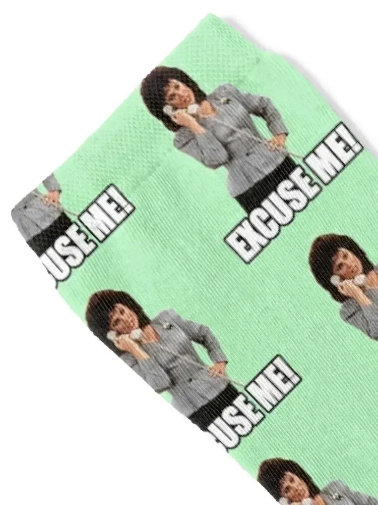 EXCUSE ME! Socks floral winter gifts Run Men's Socks Male Women's