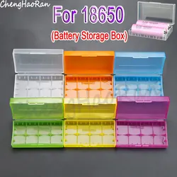 1 piece For 18650 Battery Storage Box 18650 Battery Box For 2 Sections 18650 Battery Plastic Protection Battery Storage Box