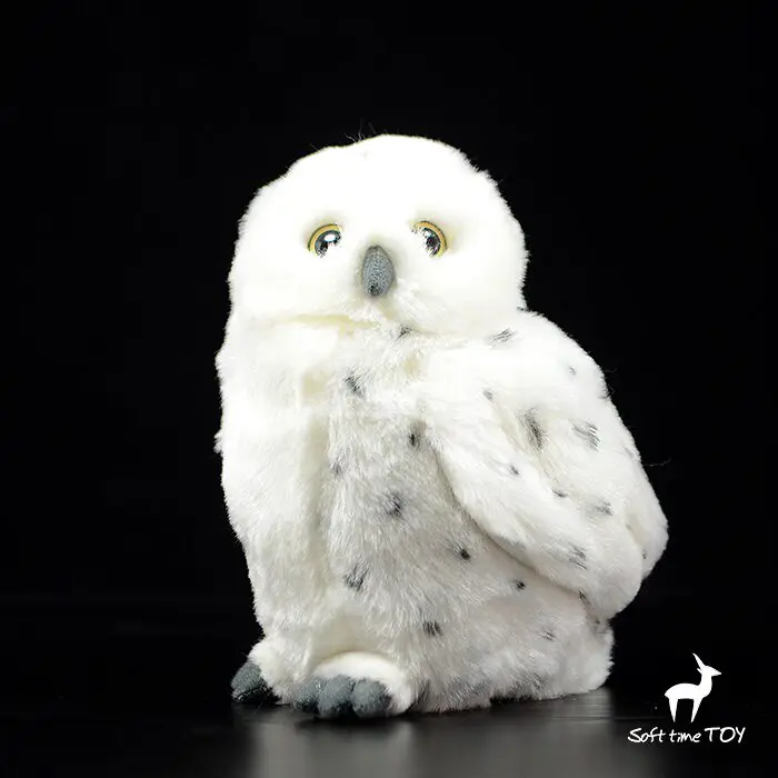Simulated Little Snow Owl Cute White Owl Stuff Knickknack,nicknack,Small ornaments and miniature models
