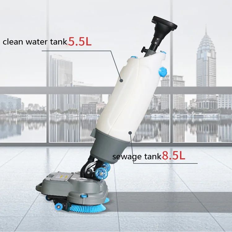 floor cleaning machine washing washer OEM customize lithium battery 1250m2/h handheld scrubber dryer