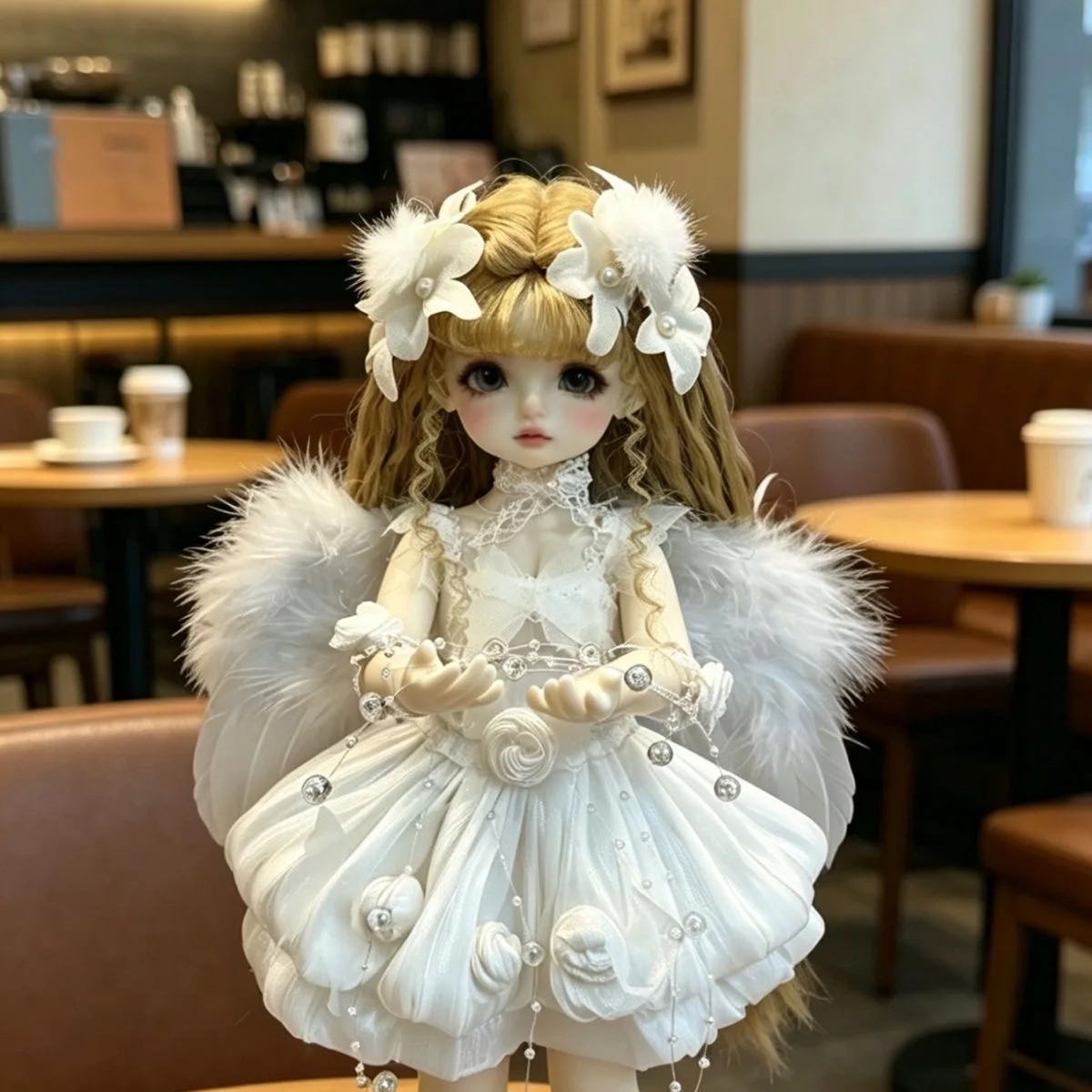 （customization 30day）BJD doll clothes suitable for  1/4 1/6 size Cute  clothing set doll accessories (4 points)
