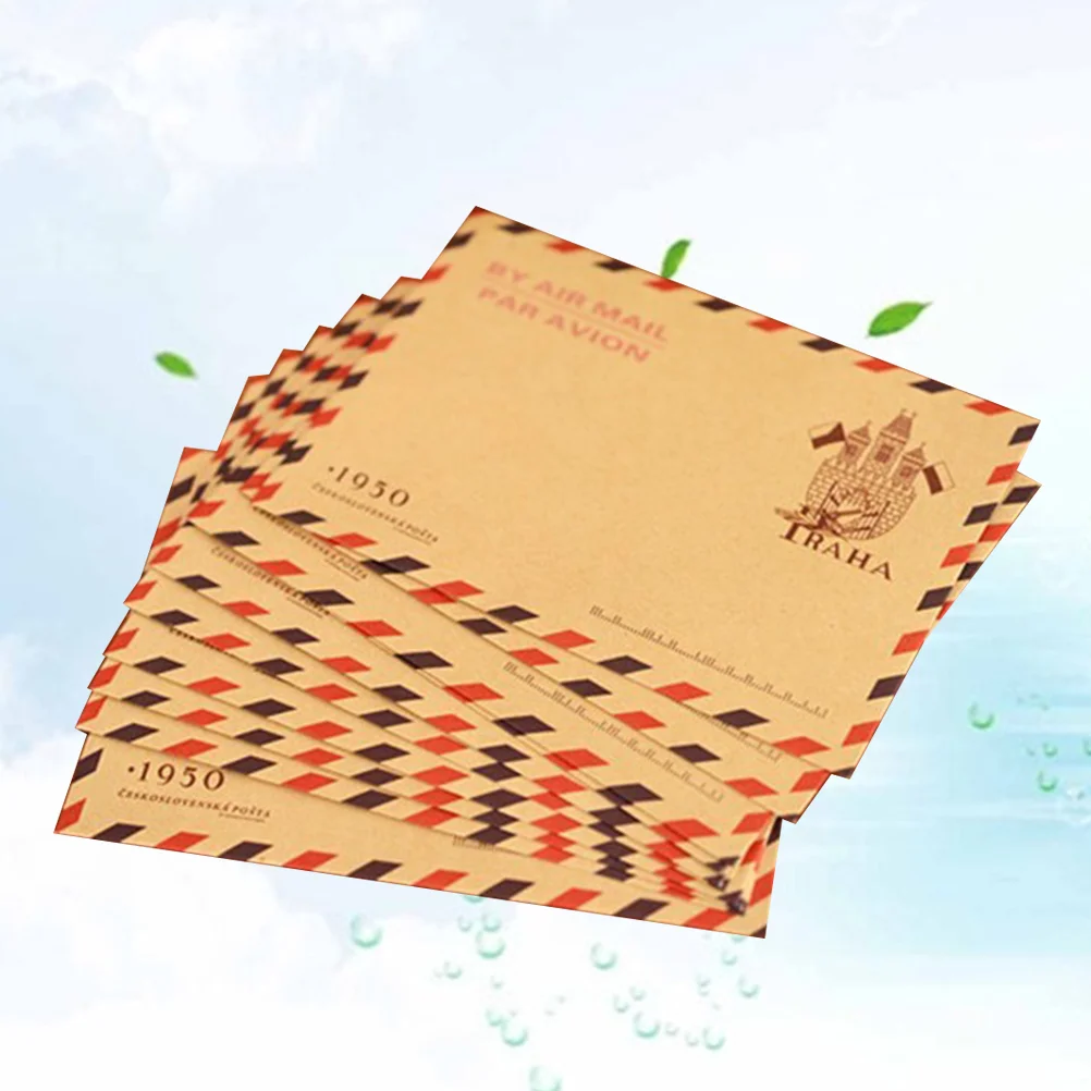 

10 Pcs Practical Envelope Kraft Paper Mini Envelopes Classical Retro Storage Small