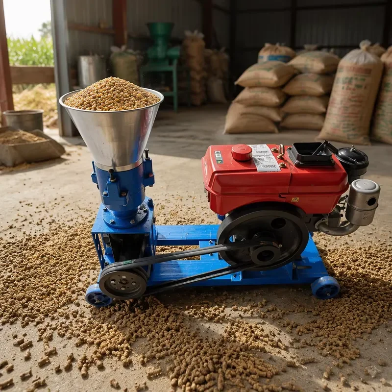 In Stock Small Animal Feed Pellet Machine Household and Small Farm Poultry Livestock Aquatic Product Feed Maker