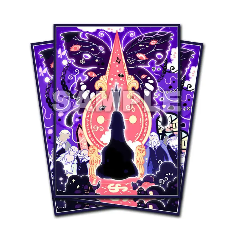 

Набор из 60 защитных чехлов для карт One Piece Imu FIVE ELDERS (OPCG, PTCG, DTCG) для аниме-игр, коллекционные, 67*92 мм, подарок, игрушка