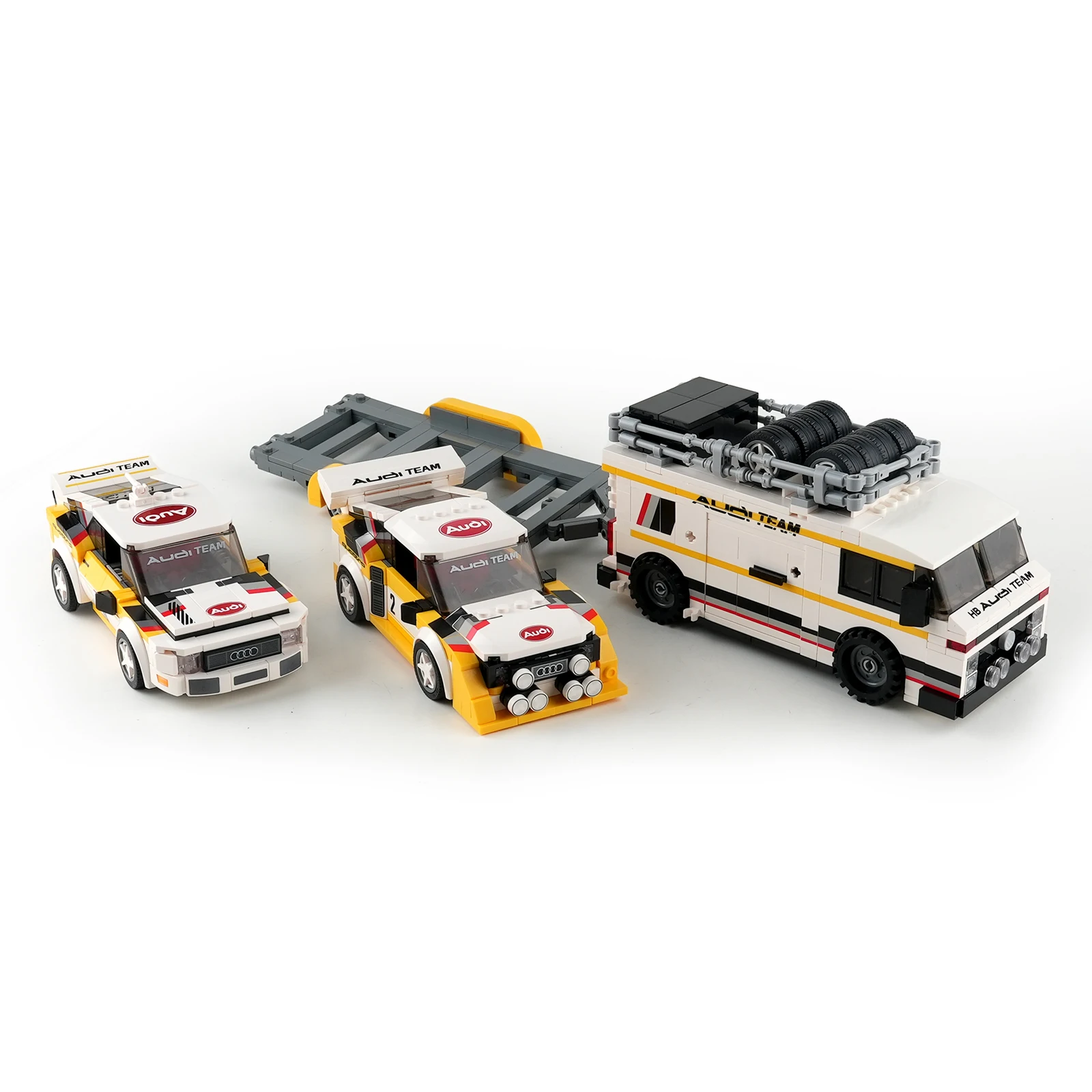 1362 個 MOC アウディ WRC チーム 1:32 ビルディングブロックスポーツカーモデル PB8812 テクニカルレーシングカー組み立てコレクション車両