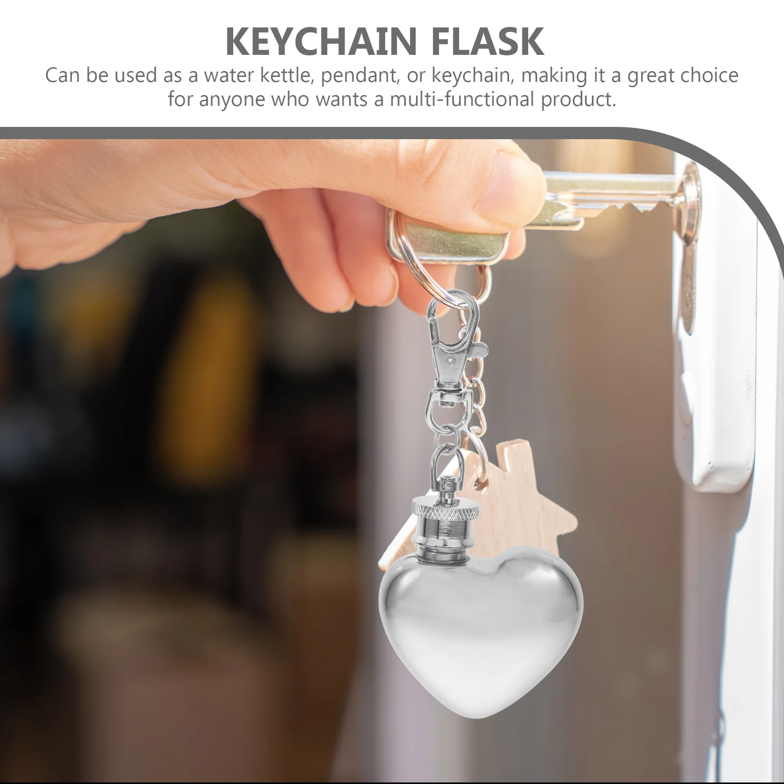 

1Oz Heart Flask for Men Stainless Steel Wine Container Compact Drinking Flask for Camping Hiking Travel Heart Wine Pot