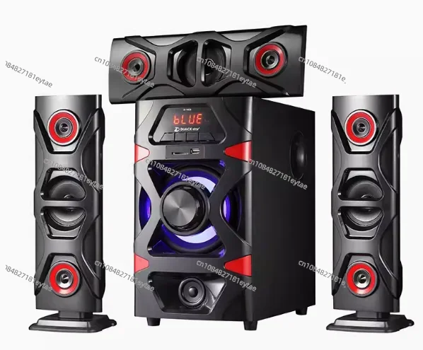 TNTSTAR TNT-1403 3D REAL SOUND HI-FI MULTIMEDIA SPEAKER SYSTEM X-BASS HOME THEATER SYSTEM WITH REMOTE CONTROL