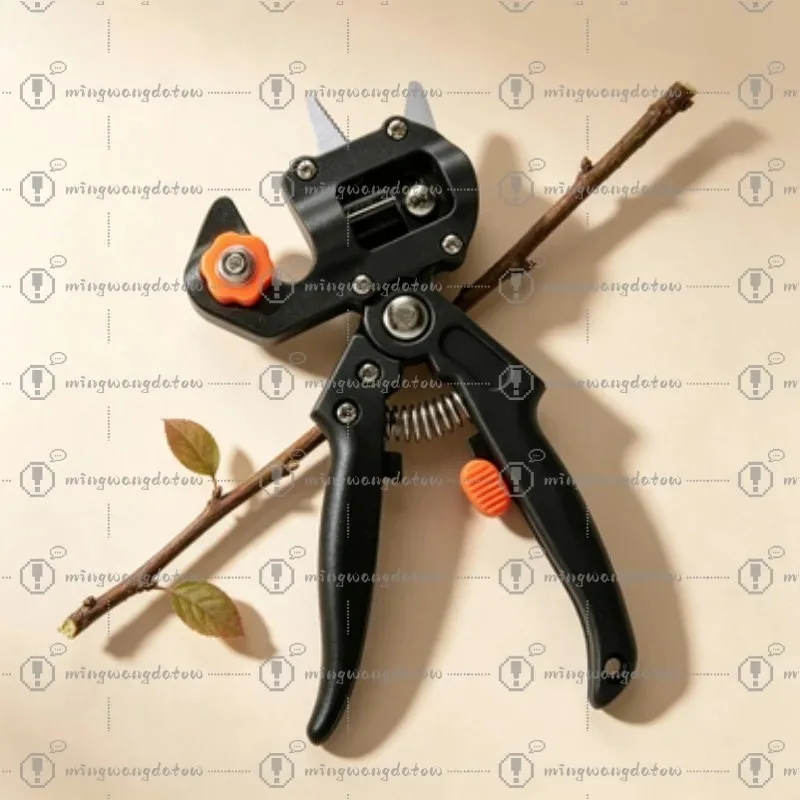 Garden Grafting Tool Set with 3 Blades, Card Pack, Fruit Tree Grafting Scissors, Pruning Grafting Machine