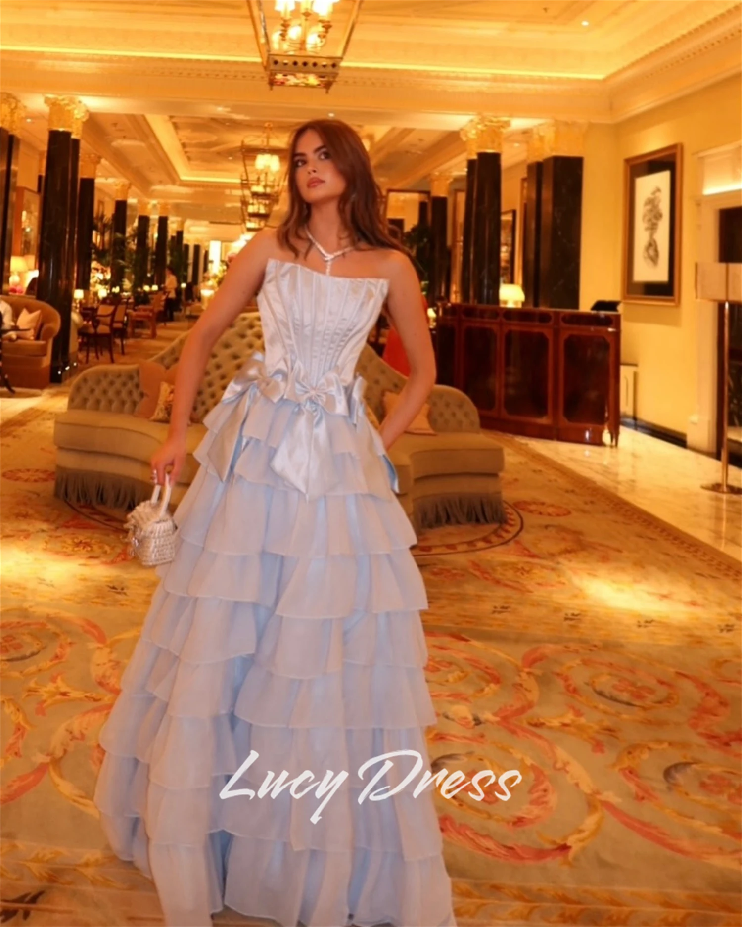 Lucy robe de Cocktail personnalisée femme robe d'été pour invité de mariage élégant Sharon robes de soirée heureuses pour les Occasions spéciales