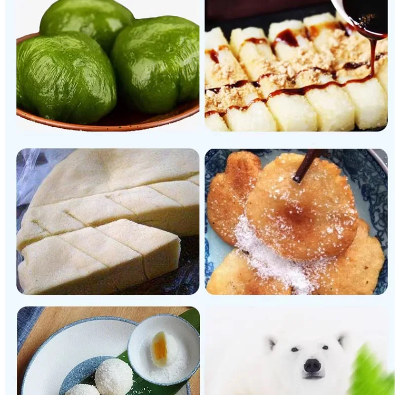 

220/110v Electric Rice Cake Machine Commercial Pooping Glutinous Rice Fruit Machine Yellow Char Multifunction Glutinous Rice Cak