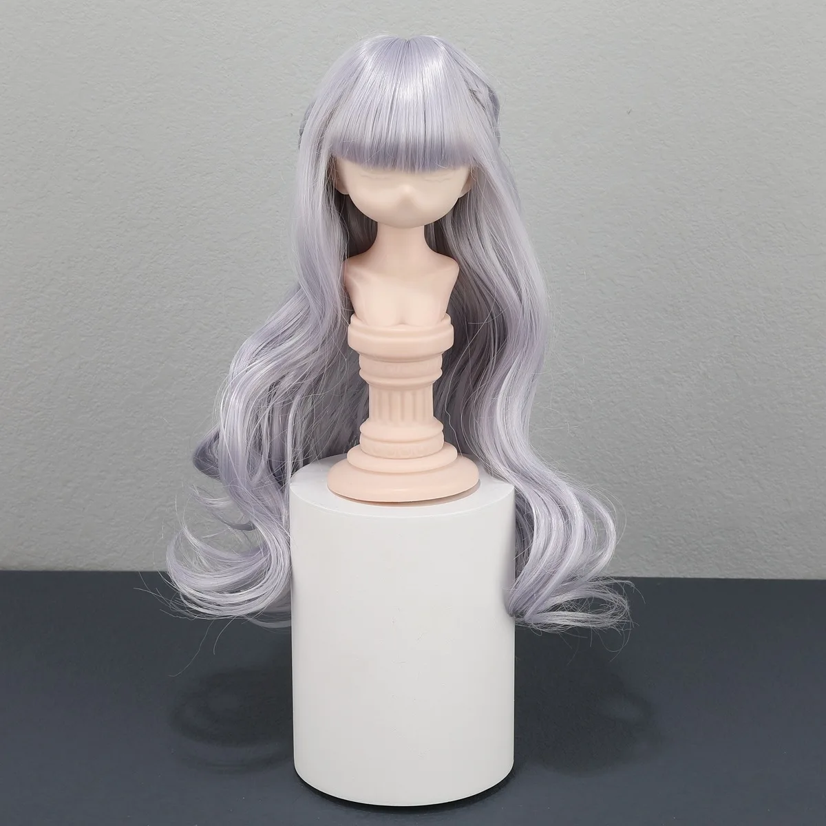 BJD Doll Long Curly Hair Soft Wig for 1/6 1/3 SD 1/4 MSD Doll Wig 7-8 Inch 8-9 Inch 6-7 Inch Girl Doll Wig Doll Accessories image 3