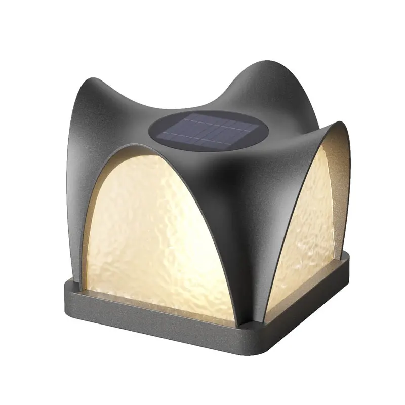 Solar Column Headlights, Outdoor Landscape, Courtyard Villas, Door Pillars, Waterproof Columns, Wall Lights