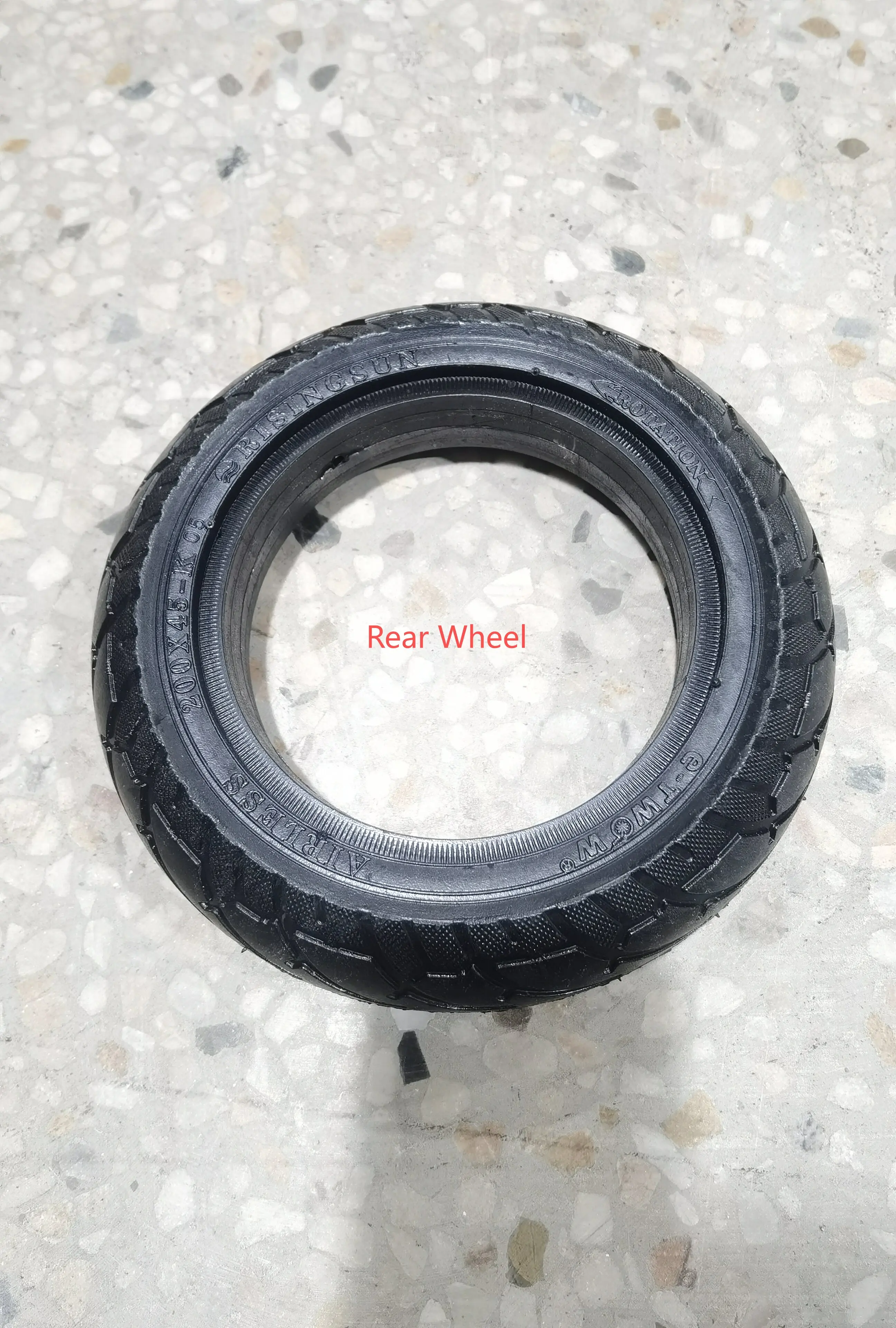 E-Twow Electric Scooter Front And Rear Tyres Spare Parts Set 8 Inches Rubber Wheels for Scooter Maintenance