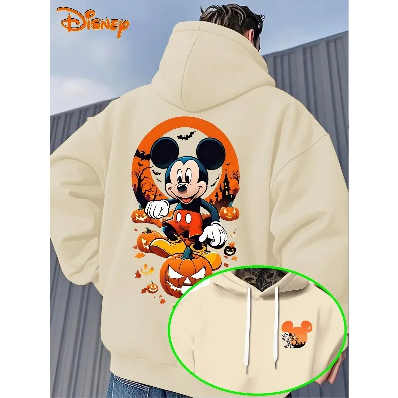 ميكي وميني هوديس رجالي للهالوين للخريف والشتاء مجموعة جديدة للرجال والنساء ملابس شارع عصرية غير رسمية