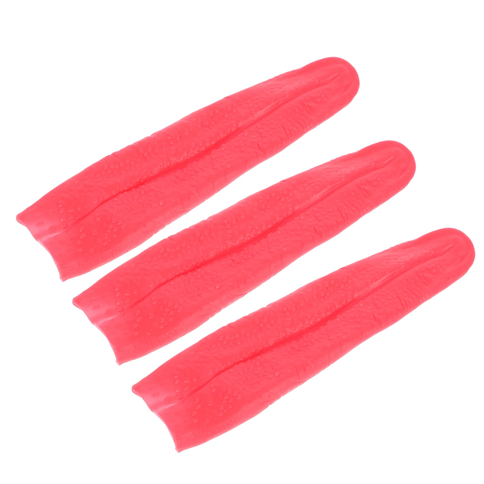 3 Pcs Halloween Costumes Artificial Red Long Tongue Creative Cosplay Prop Festival Clothing Hallowmas