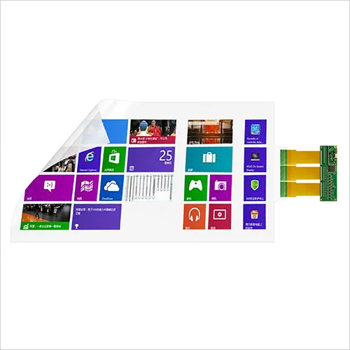 فيلم نانو شفاف يعمل باللمس مقاس 75 بوصة مقاوم للماء والغبار متعدد النقاط لطاولة القهوة بالسعة ماكينة إعلانية تعمل باللمس