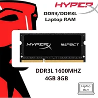 DDR3 RAM 4GB 8GB Hyperx Laptop RAM DDR3L 1600MHZ Memoria SODIMM para portátil 1.35V