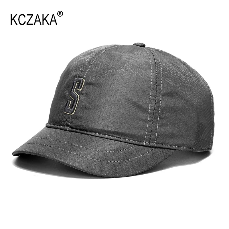 Summer Mens Letter Short Brim Baseball Cap Unisex Spring Outdoor Quick Dry Sports Polyester Snapack Caps Umpire Dad Hats