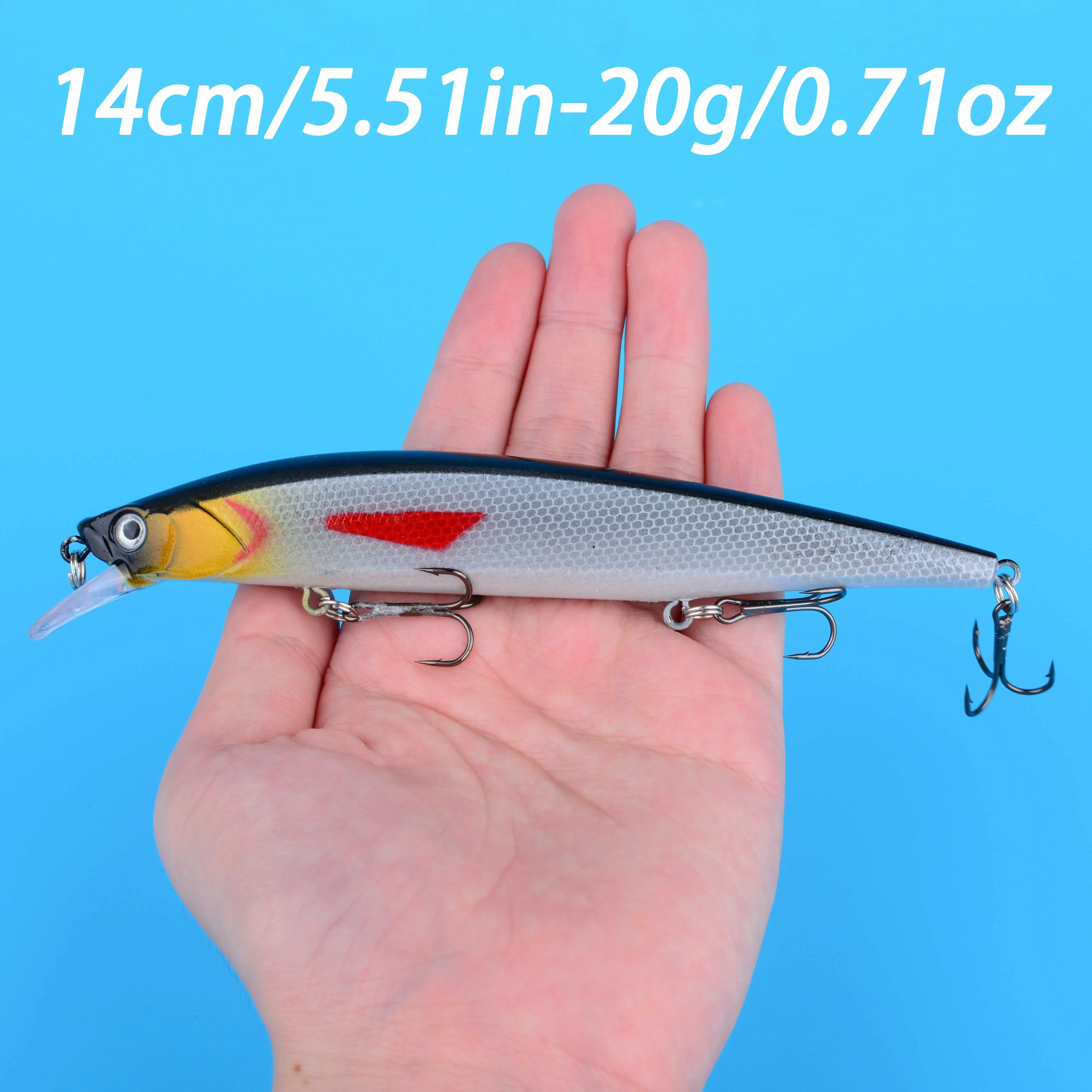 เหยื่อตกปลาแบบลอยน้ำ 1 ชิ้น น้ - Fishing Lure Jerkbait บทวิจารณ์และราคา