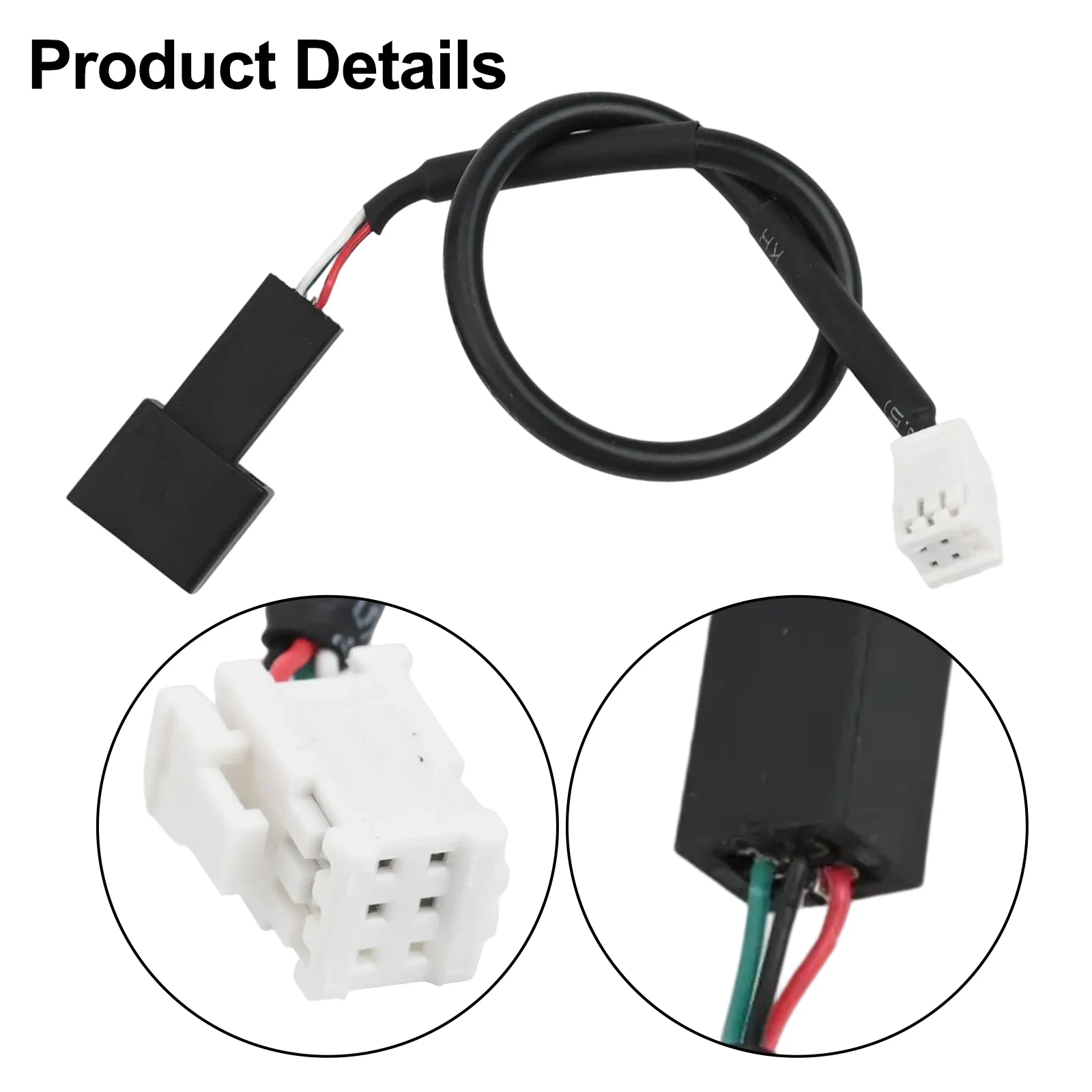 Car Multimedia Cable USB Female Cable Quick Installation Wear-Resistant Design Direct Installation Car Audio System