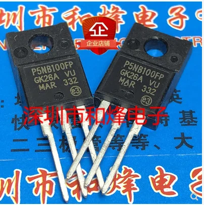 30PCS P5NB100FP STP5NB100FP TO-220F 1000V 5A