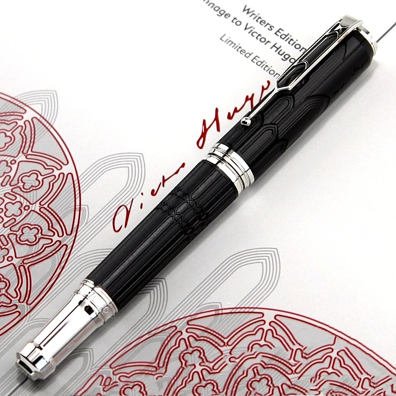 AAM Luxury Victor Hugo MB Writer Fountain Pen Cathedral Architectural Style Design Stationery Ink Pens With Number 5816/8600