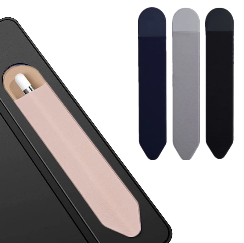 Dla Apple Pencil 2 1 piórnik Stick Holder dla iPad ołówek pokrywa klej Tablet Touch Pen etui torby rękaw storage Cases