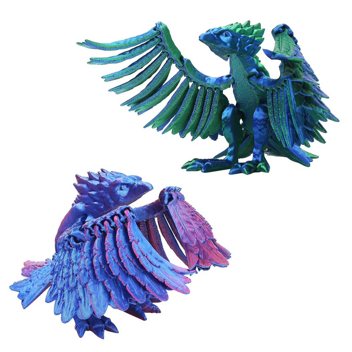 3D Printed Phoenix, Bird, and Beast Joint Moving Creative Handmade, New Unique and Bizarre Toy