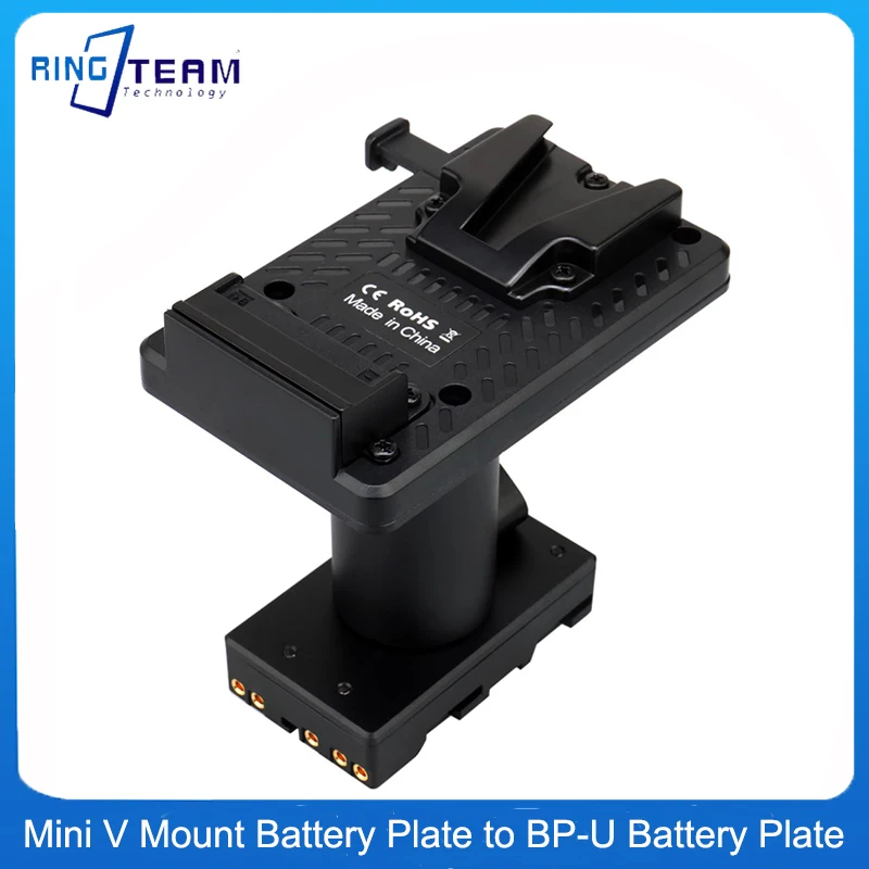 

Mini V Mount Battery Plate to BP-U BP-U30 BP-U90 BP-U60 BatteryPlate for Sony PXW-Z280 FS5 FS7 FX6 FX9 X160 X180 Camera