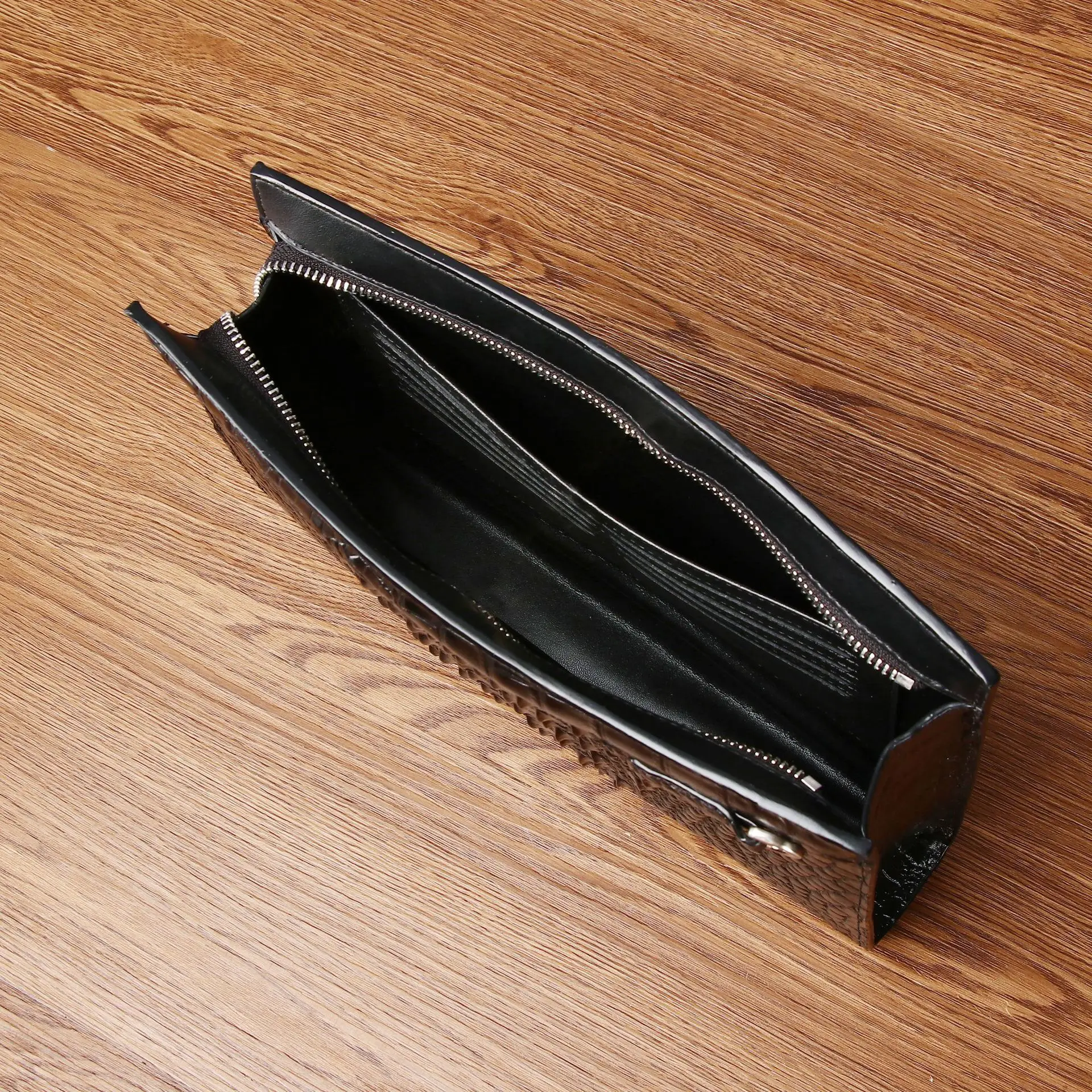 Crocodile Bone Pattern Men's Large Capacity Business Bag Genuine Leather Handbag Classic Fashion Trend Sac à Main сумка мужская