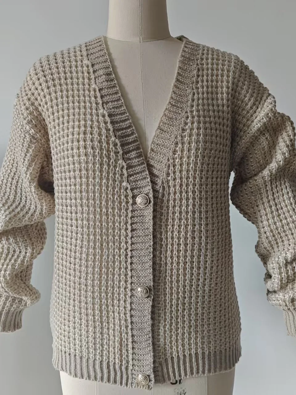 Herfst Winter Open Vest Trui Vrouwen Losse Thi Garen Twisted Snoep Kleur Gebreide Bovenkleding ort Sle Lange Sve