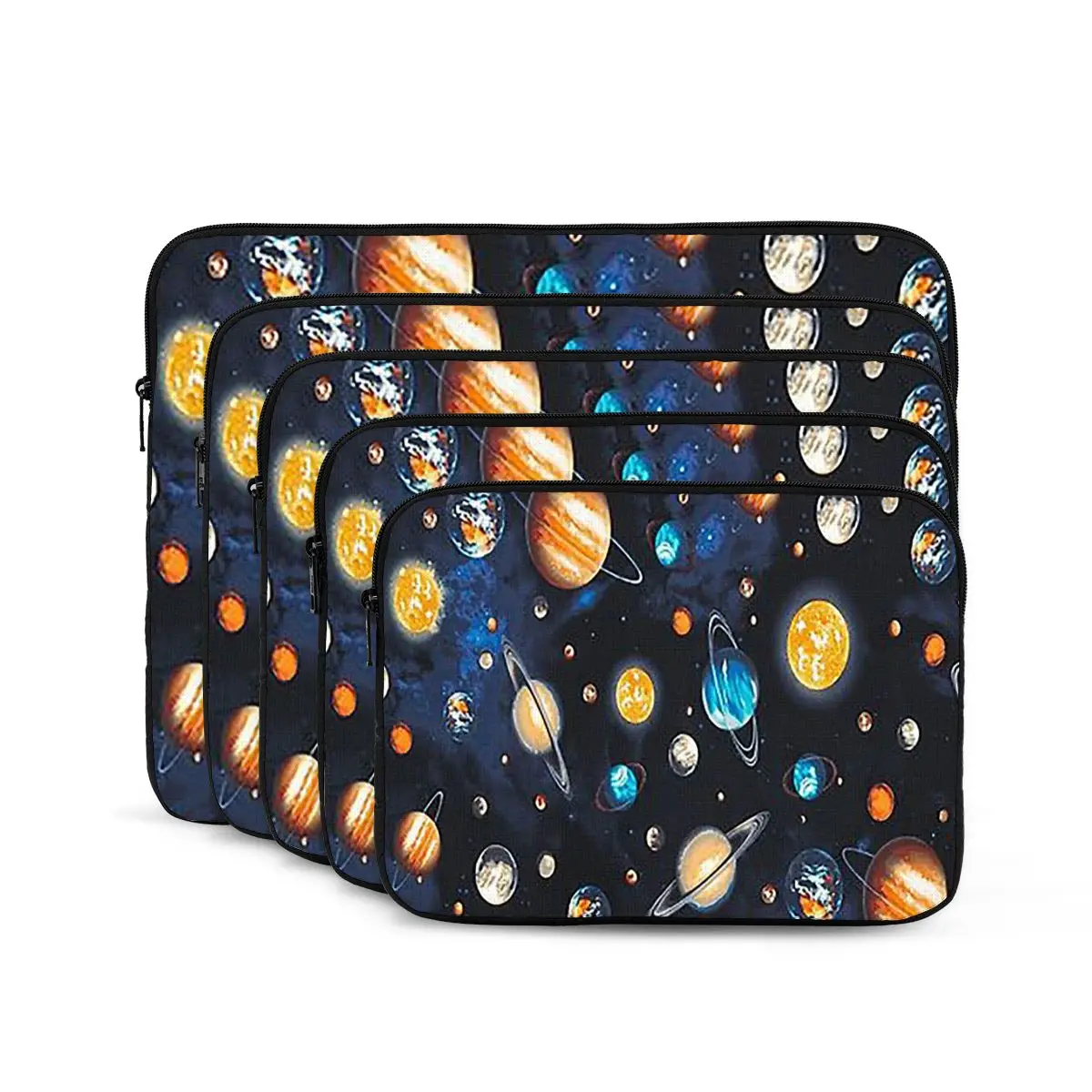 Solar System Space Planets Universe Notebook Laptop Bag Case Pouch For Macbook Air Pro Tablet Shockproof Case Bag