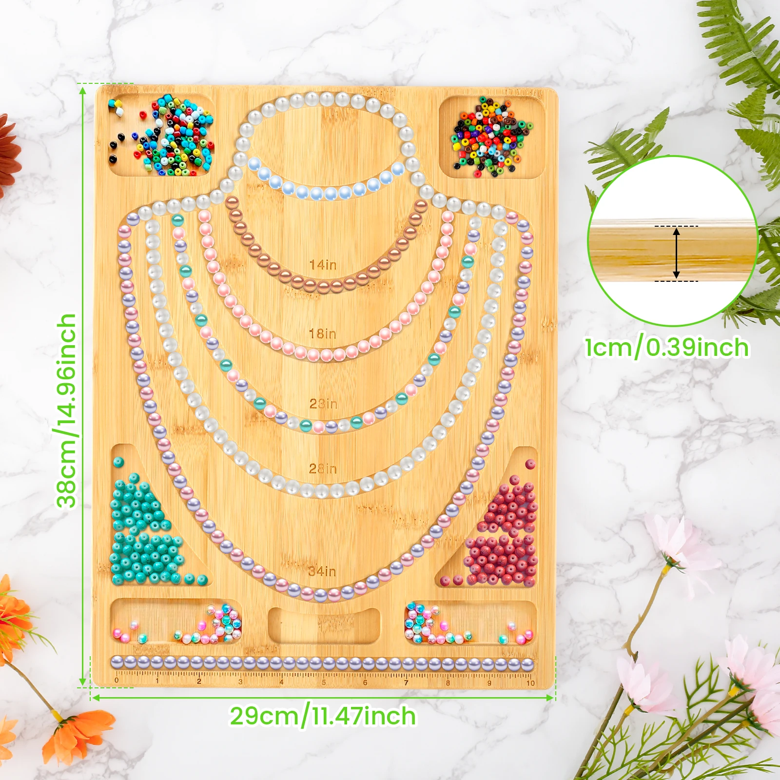 Beading Design Board for DIY J - Jewelry Making Desk ulasan dan harga