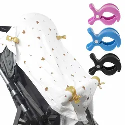2pcs Multifunctional Stroller Blanket Clips Toy Clip Baby Cart Carrier Cover Blanket Anti Drop Plastic Clip Stroller Accessories