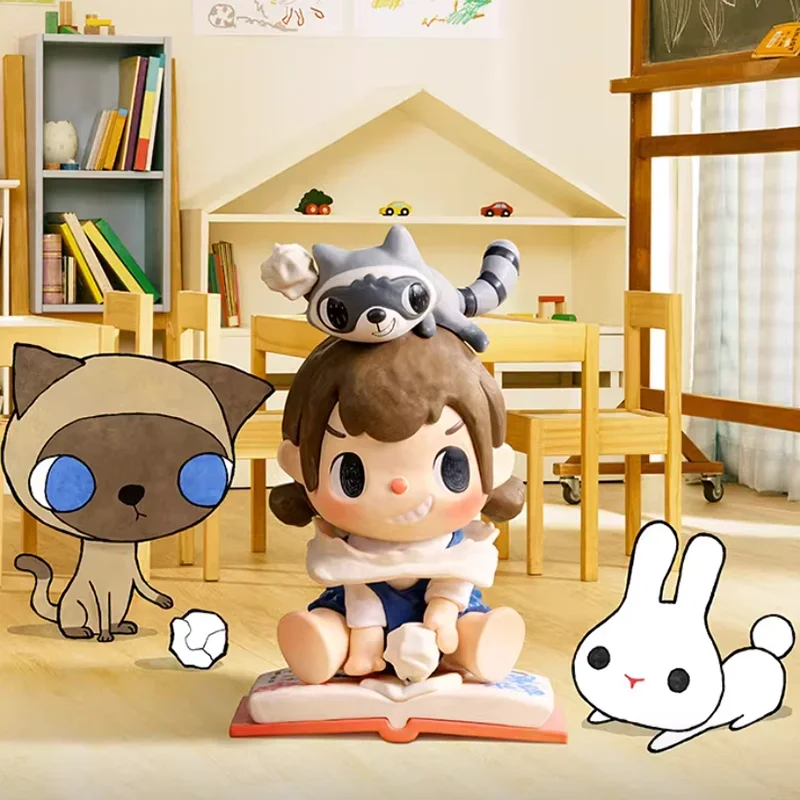 POP MART Chapter 1 Merodi After School Series Blind Box Guess Bag Mystery Box Toys Doll Cute Anime Figure Ornaments Collection