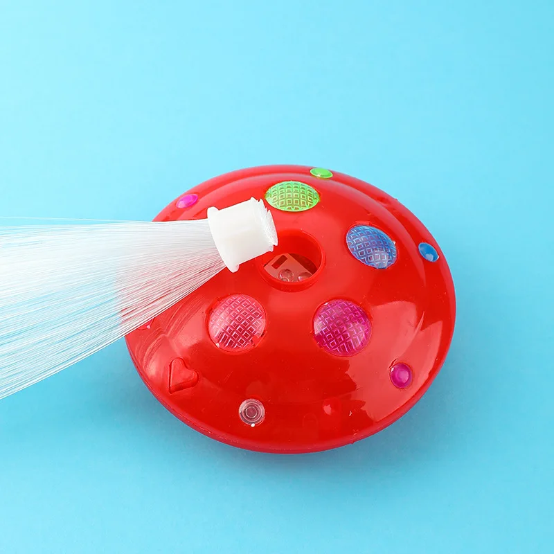 Creative Light-emitting Toy Gemstone Base Rose Fibre Optic Light LED Seven Colours Flash Night Light Luminous Full Of Stars Toy