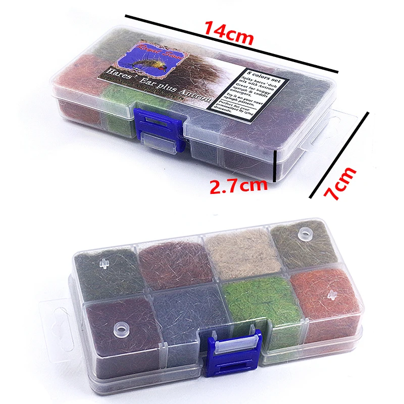 Dispensador dubbing oreja de liebre Plus Antron – Mosca seca Caddis - imagen 2