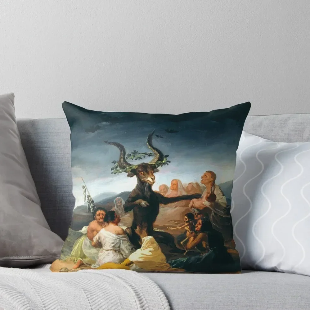 Francisco Goya The Sabbath of witches Throw Pillow Cushions Cover bed pillows pillow